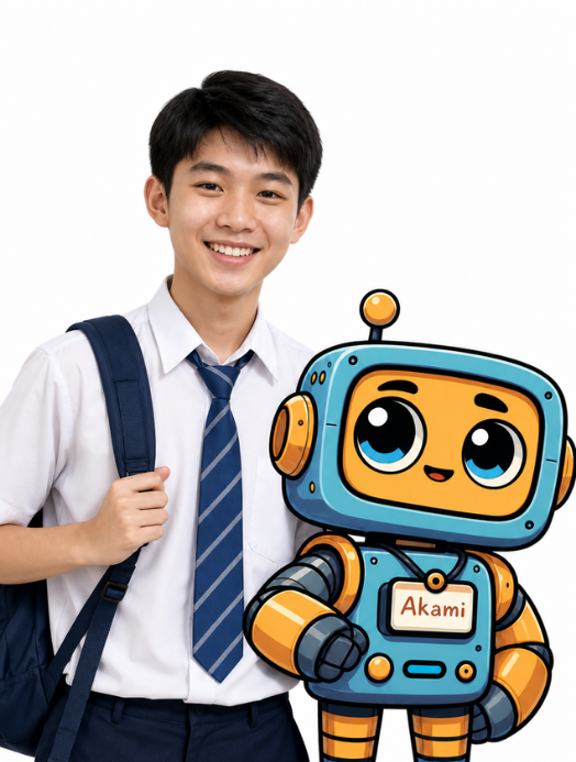 Student learning with guided support on Akademi